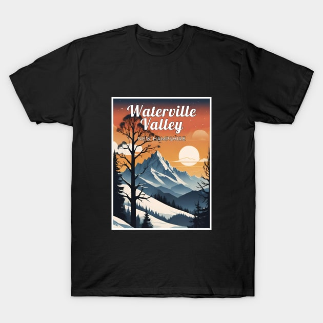 Waterville Valley ski New Hampshire usa T-Shirt by UbunTo